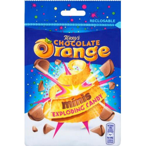 Exploding Candies And Ribbons Terrys Chocolate Orange Bag Exploding Candy