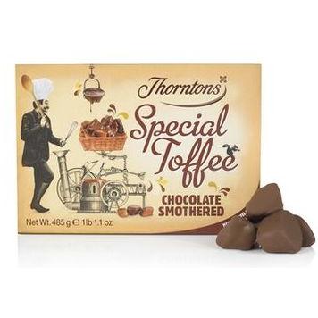 Thorntons Box Toffee Chocolate Smothered Box