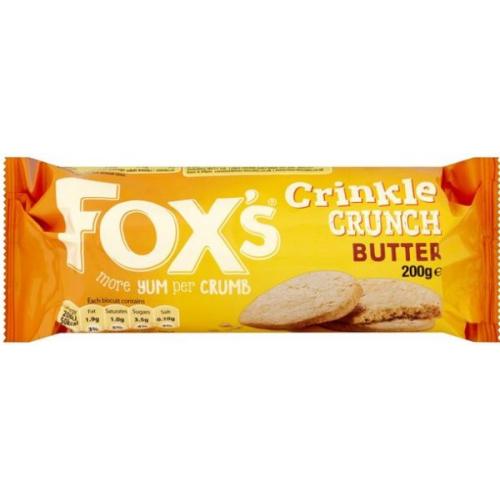 S - Fox Butter Crinkle Crunch 10 x 400g (200g Twin Pack)