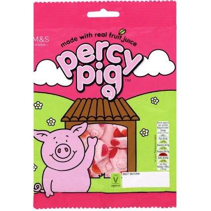M&S Percy Pig 18  X 170g