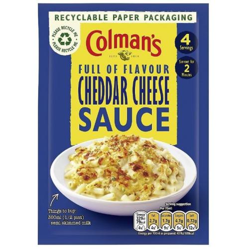 Colmans Sachets Cheddar Cheese Sauce 16 x 40g