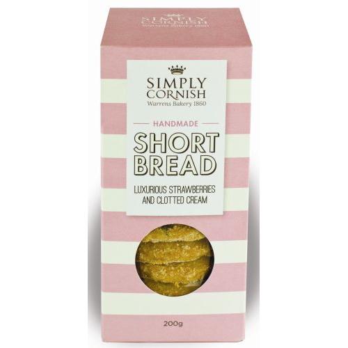 Simply Cornish Strawberrys & Clotted Cream Shortbread