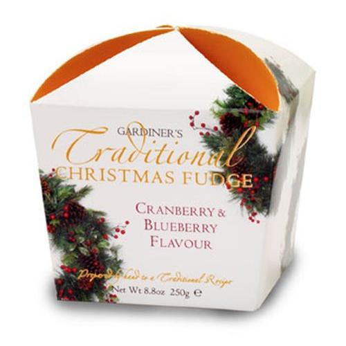 Fudge Carton Luxury Cranberry & Blueberry