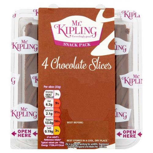 Mr Kipling Chocolate Slices