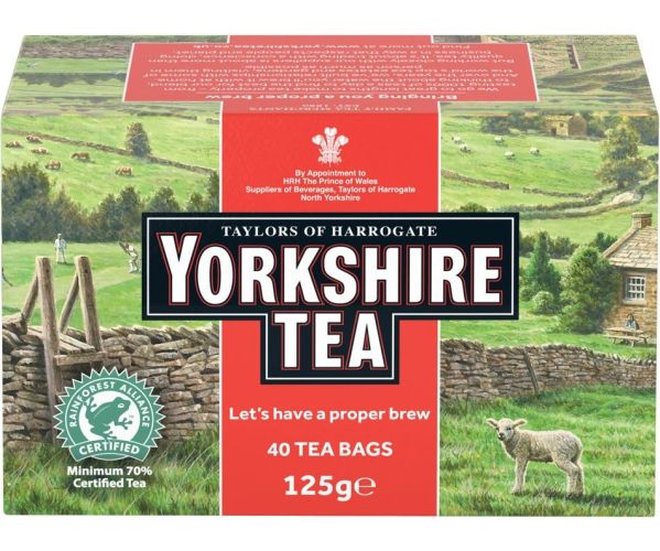 Taylors Yorkshire Tea Bags Red 5 x 40 (125g)