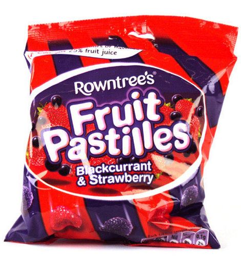 Rowntree Strawberry & Blackcurrant Fruit Pastilles 