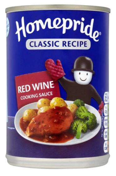 Homepride Red Wine Can 6 x 400g