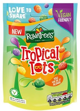 Rowntree's Jelly Tots Tropical Pouch 10 x 140g