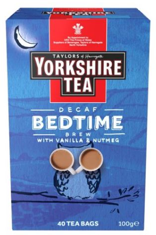 Taylors Yorkshire Tea Decaf Bedtime Brew 4 x 125g x 40 bags