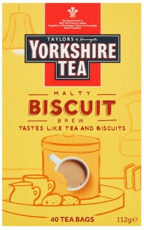 Taylors Yorkshire Tea Biscuit Brew 4 x 112g x 40 bags