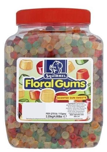 Squirrel Floral Gums Jar 2.25Kg