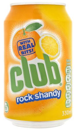 Club Rock Shandy Cans 24 x 330ml