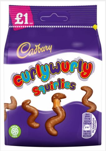 Cadbury Curly Wurly Squirlies 10 x 95g