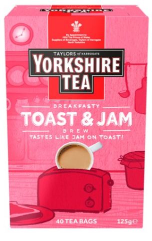 Taylors Yorkshire Tea Toast & Jam 4 x 125g x 40 bags