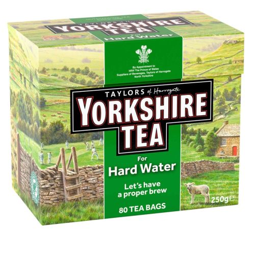 Taylors Yorkshire Tea Bags Hardwater 10 x 80 bags (250G)