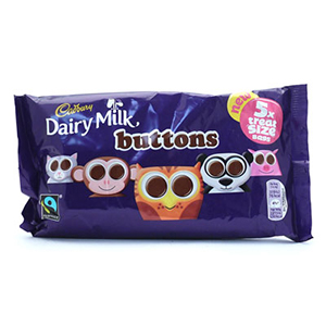 Cadbury Buttons Bag 5 Pack 1 x 16