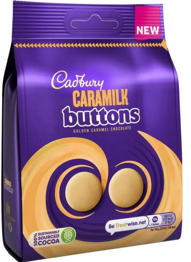 Cadbury Caramilk Buttons PM Pouch 10 x 95g