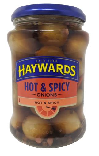 Haywards Hot & Spicy Silverskin Onions 6 x 400g