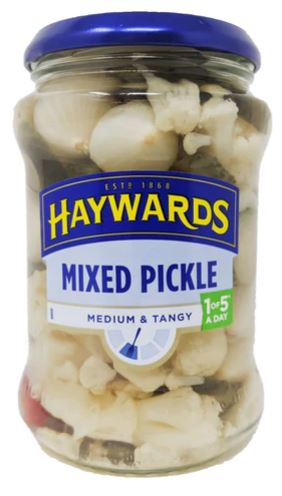 Haywards Mixed Pickle Medium & Tangy 6 x 400g