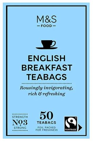 M & S Tea - Teabags English Breakfast 12 x 50