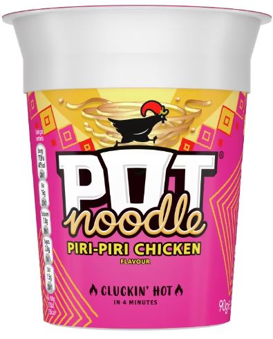 Pot Noodles Piri Piri Chicken 12 x 90g