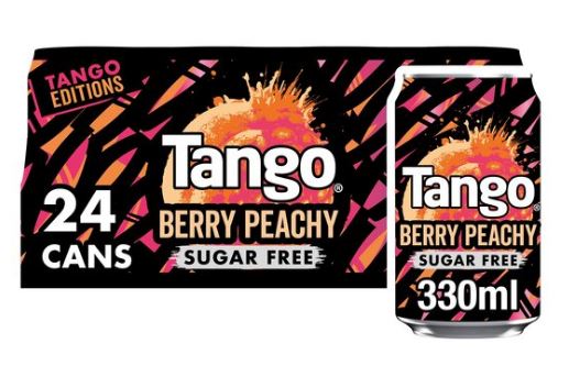 Tango Berry Peachy Sugar Free 24 x 330ml
