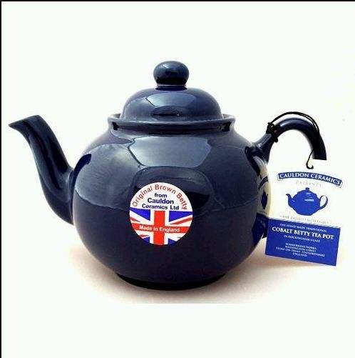 Brown Betty Teapot - Cobalt Blue - 6 Cup