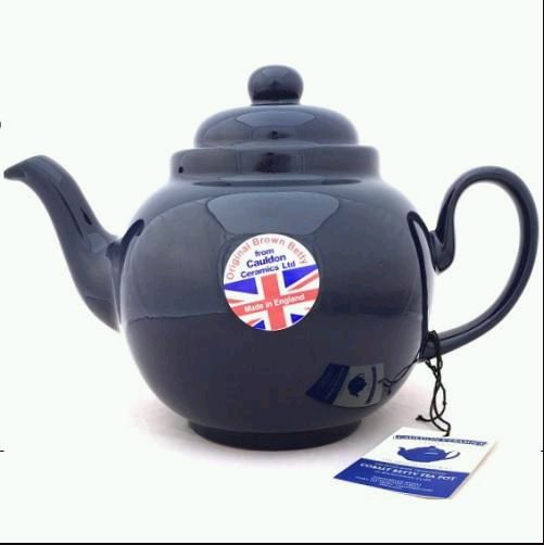 Brown Betty Teapot - Cobalt Blue - 8 Cup