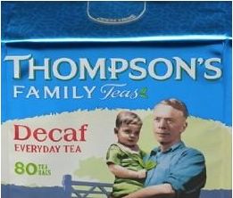 Thompsons Decaf Tea 16 x 80's