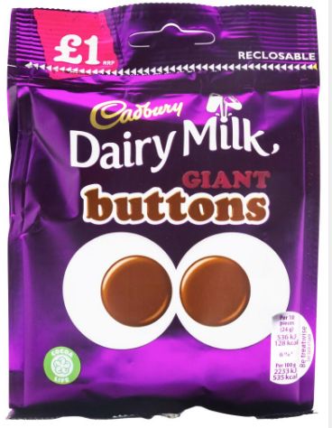 Cadbury Dairy Milk Giant Buttons Pouch 10 x 95g