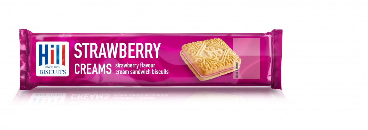 Hill Biscuits Strawberry Creams 36 x 150g