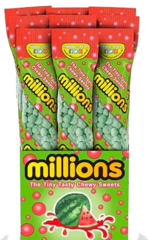 Millions Tubes Watermelon 12 x 55g