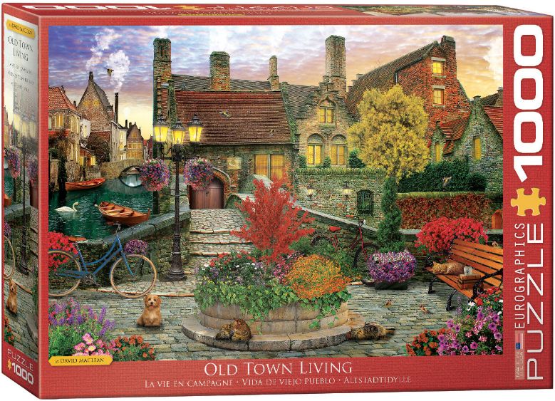 Puzzles - Old Town Living 1000pcs
