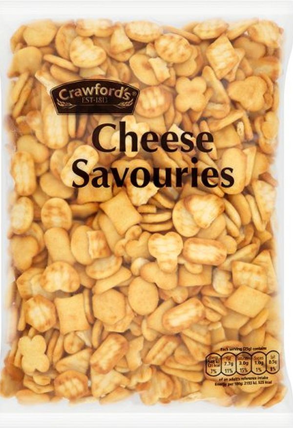 Crawfords Cheese Savouries 10 x 325g